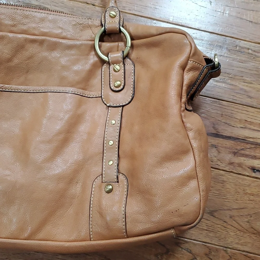 Storksak Elizabeth Leather Diaper Bag